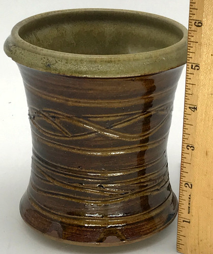 Handmade pottery planter - pottery,