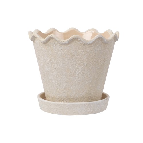 Wave ceramic planter pot - ,