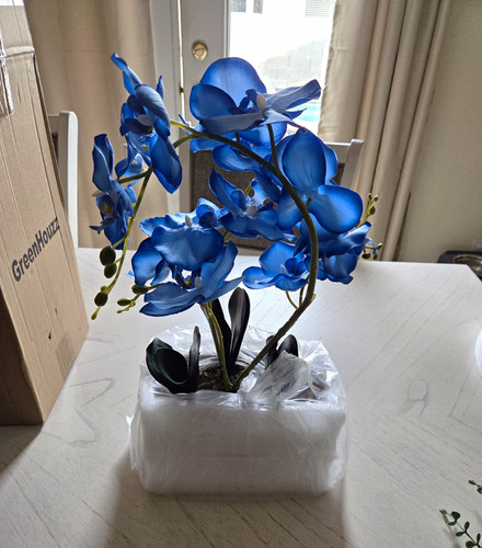 Greenhouzz large silk orchid - large,