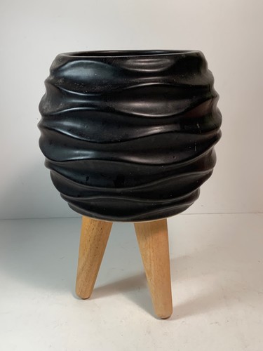 Matte black ceramic wave - matte,