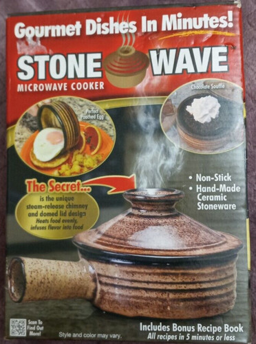Stone wave microwave cooker - stone,
